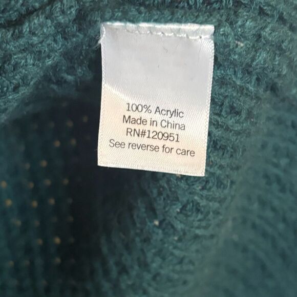 SO Juniors Green Knit Sweater Size XS - Picture 6 of 7